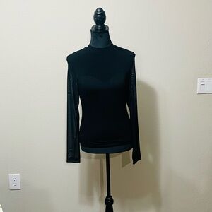 Black Fitted Long Sleeve